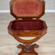 Victorian Mahogany Wood and Veneer Sewing Table, 1850s