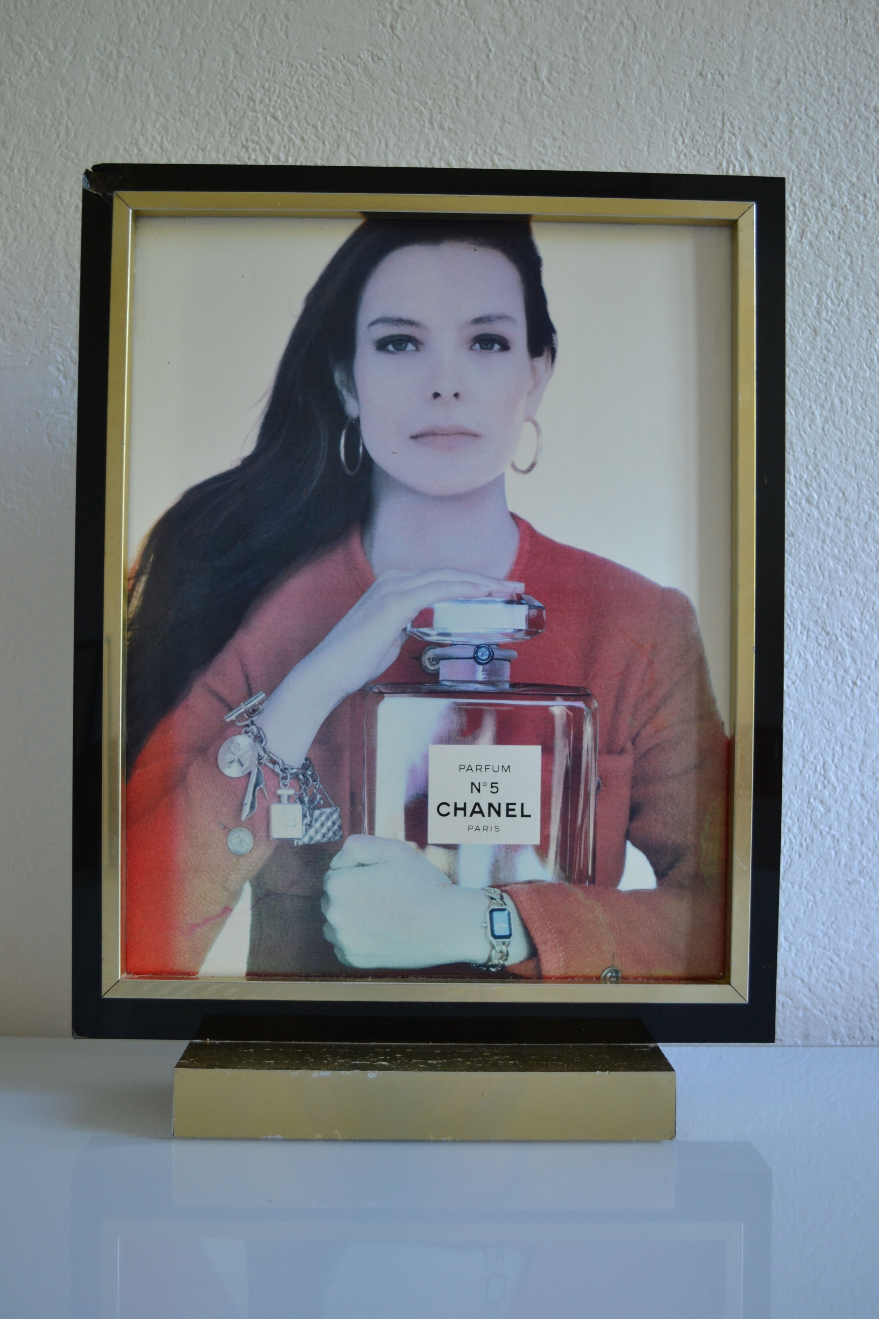 Vintage chanel boutique advertising sign n°5