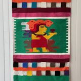 Vintage mexican decorative tapestry