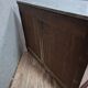 writing desk forming a secretary with a drop-down flap, in mahogany and veneer