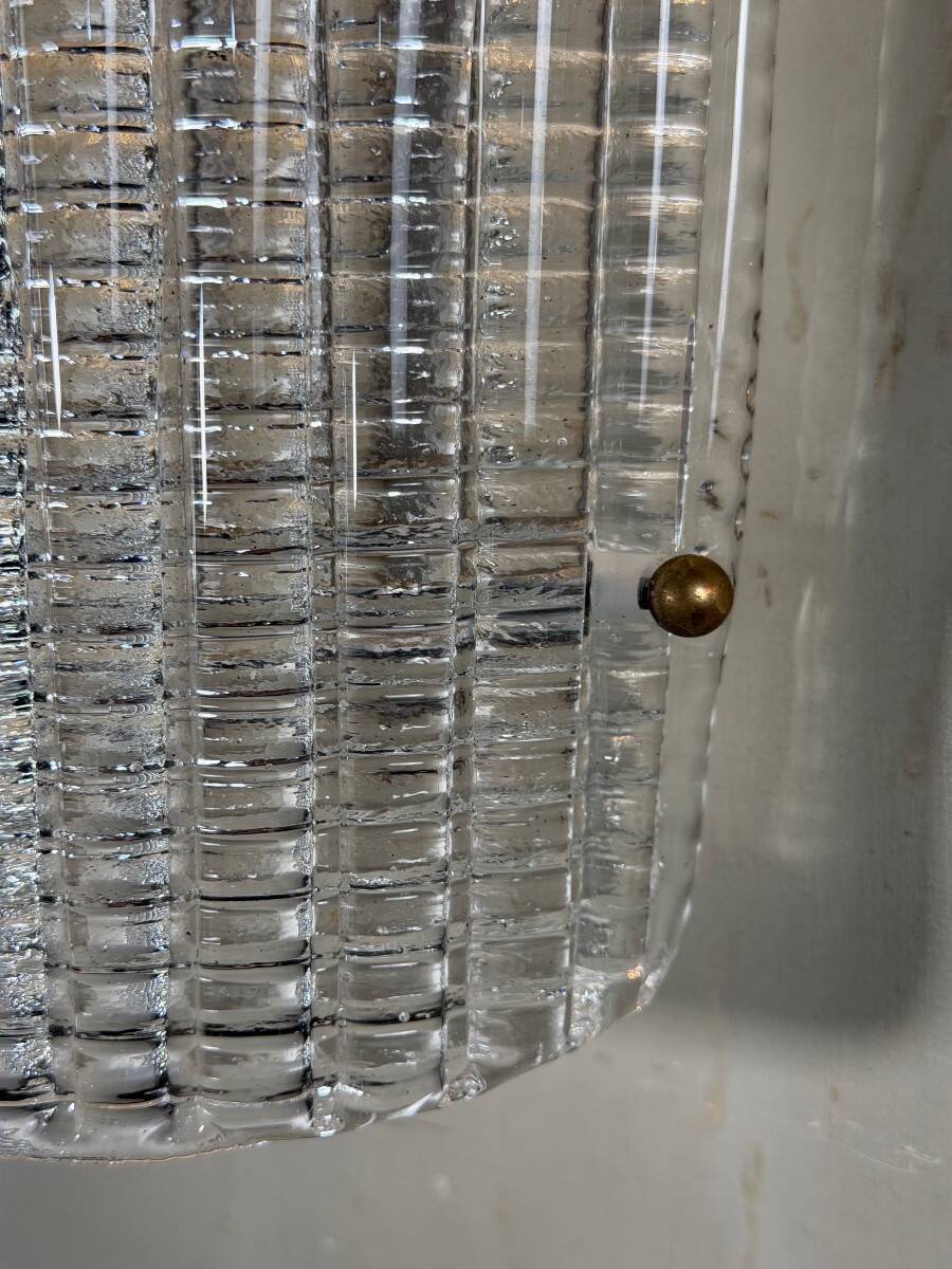 A Venetian wall light made of Murano glass from around 1980.