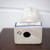 Porcelain bust, Fowler phrenology head, cabinet of curiosities, collection