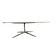 Large oval dining table Florence Knoll marble top L 2