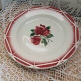 4 old dishes from Digoin and Sarreguemines