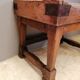 Ancien table billot de boucher trussant & cie, 1960