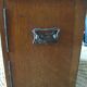 Edwardian Smoking Cabinet in Oak and Marquetry