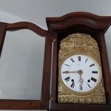 Oak violin shaped clock