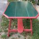 Middle table of popular art with double-sided drawer - 19th century
