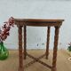 Round table, turned wooden legs