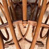Art Nouveau sheet music or magazine holder, circa 1900, Thonet, turned beech wood