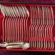 Cutlery set for 12 people.