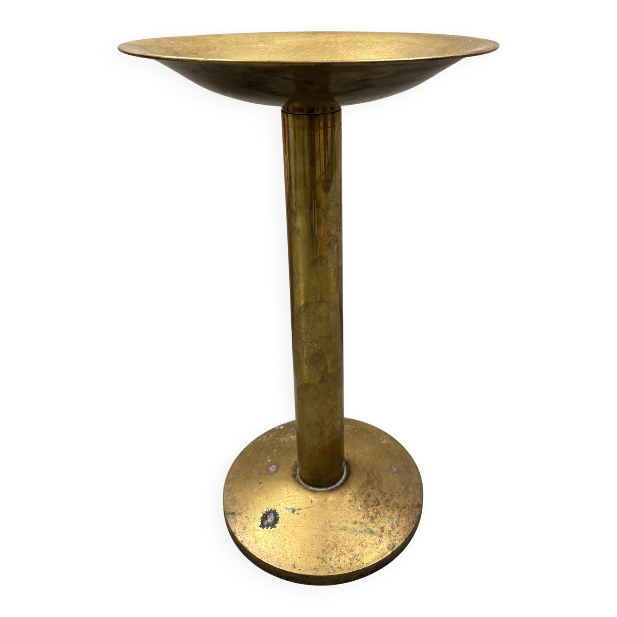 Cendrier sur pied en laiton