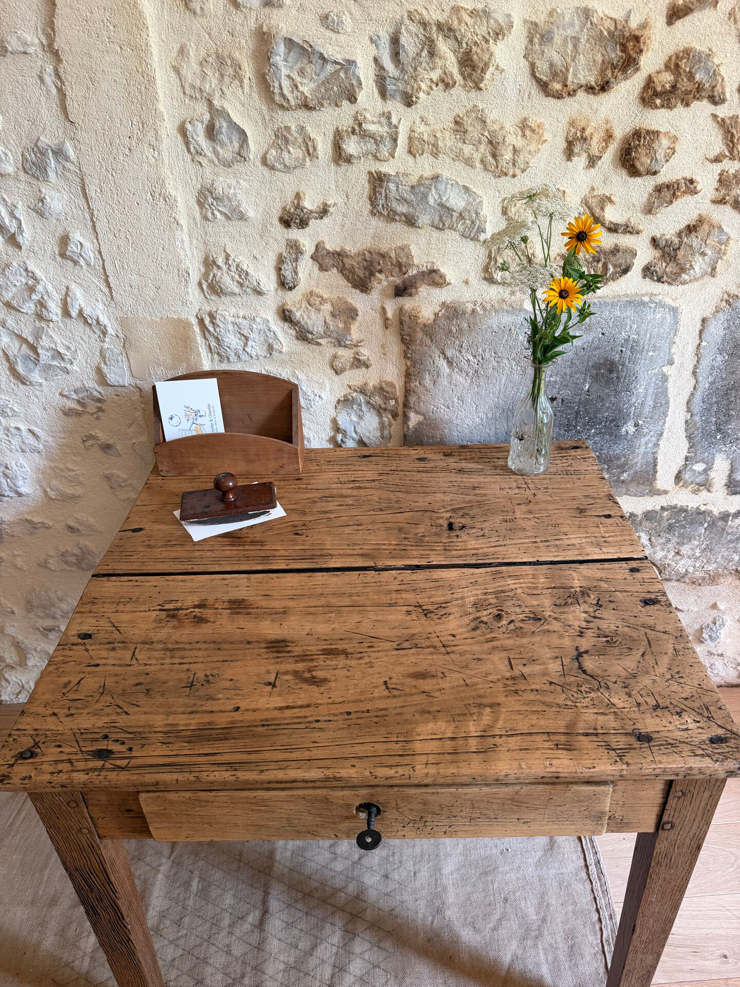 Renovated desk or side table