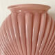 Vase drapé années 80 Anchor Hocking