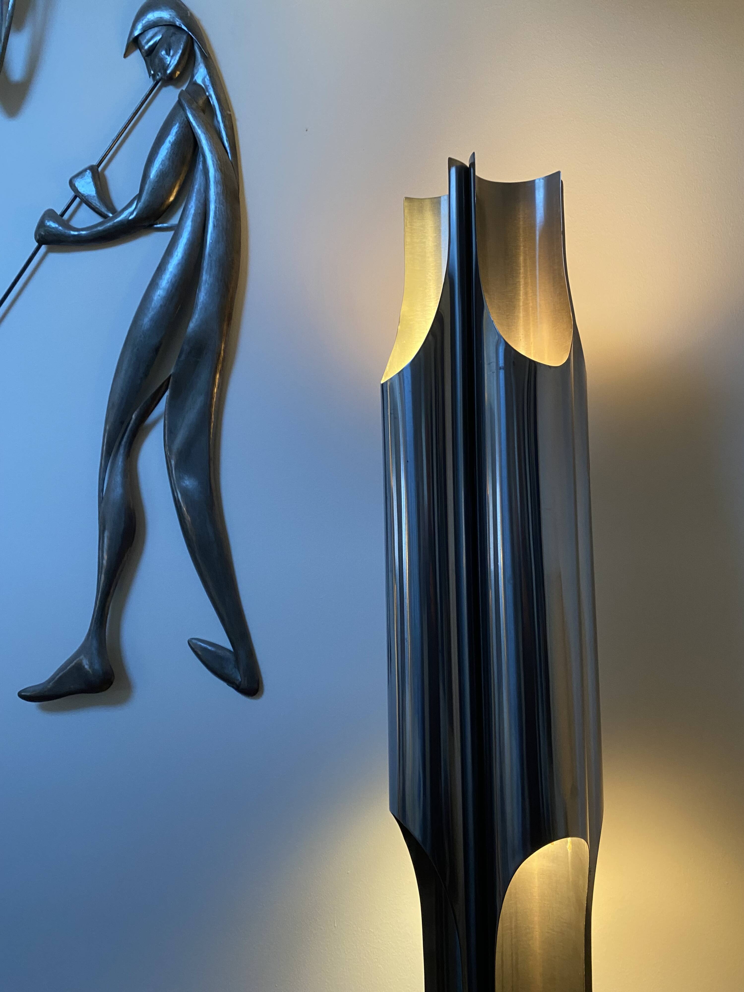Paire de lampadaires orgues de la maison charles