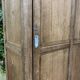 Oak wardrobe with sliding doors from the 1930s.