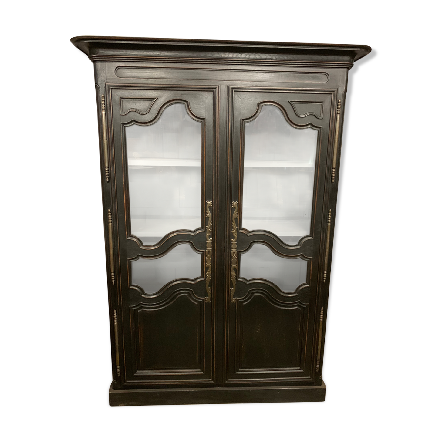 Old library in oak 19th