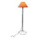 Ikea chrome metal floor lamp DLG Verner Panton - vintage 1980s lamp