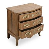Louis XV chest of drawers in solid wood