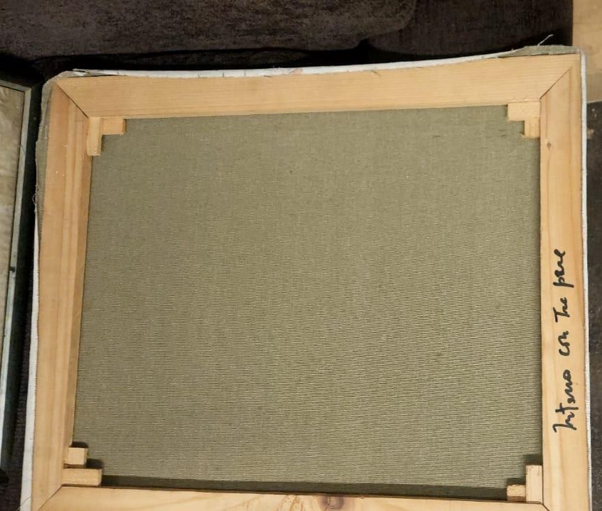 Oil painting still life Franco Prayer (1924) 60x50 cm