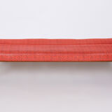 Red Midcentury Modern Oak Sofa, 1950s, Original well preserved upholstery