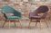 Ensemble de deux fauteuils lounge conçus par Miroslav Navrátil, années 1950, République tchèque