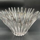 Élégant Centre de Table / coupe en Cristal - Forme de Corolle
