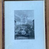Lithograph of Rome by the Rouargue brothers 1850