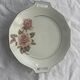Cake dish patterns roses in art deco porcelain