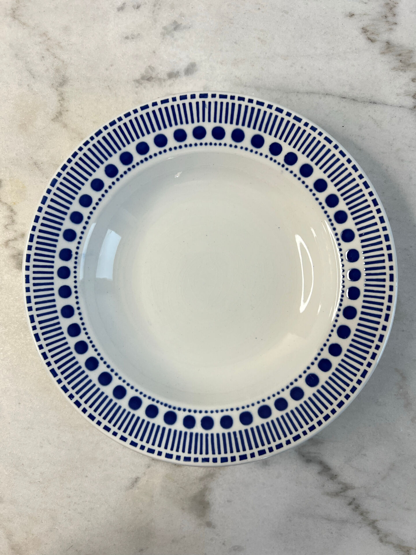 Assiette creuse Sarreguemines collection Béatrice
