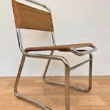 Karel Ort chrome Bauhaus chair by Hynek Gottwald - 1930 (Eisengarn)