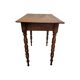 Table ancienne en chêne français avec tiroir, seconde moitié des années 1800