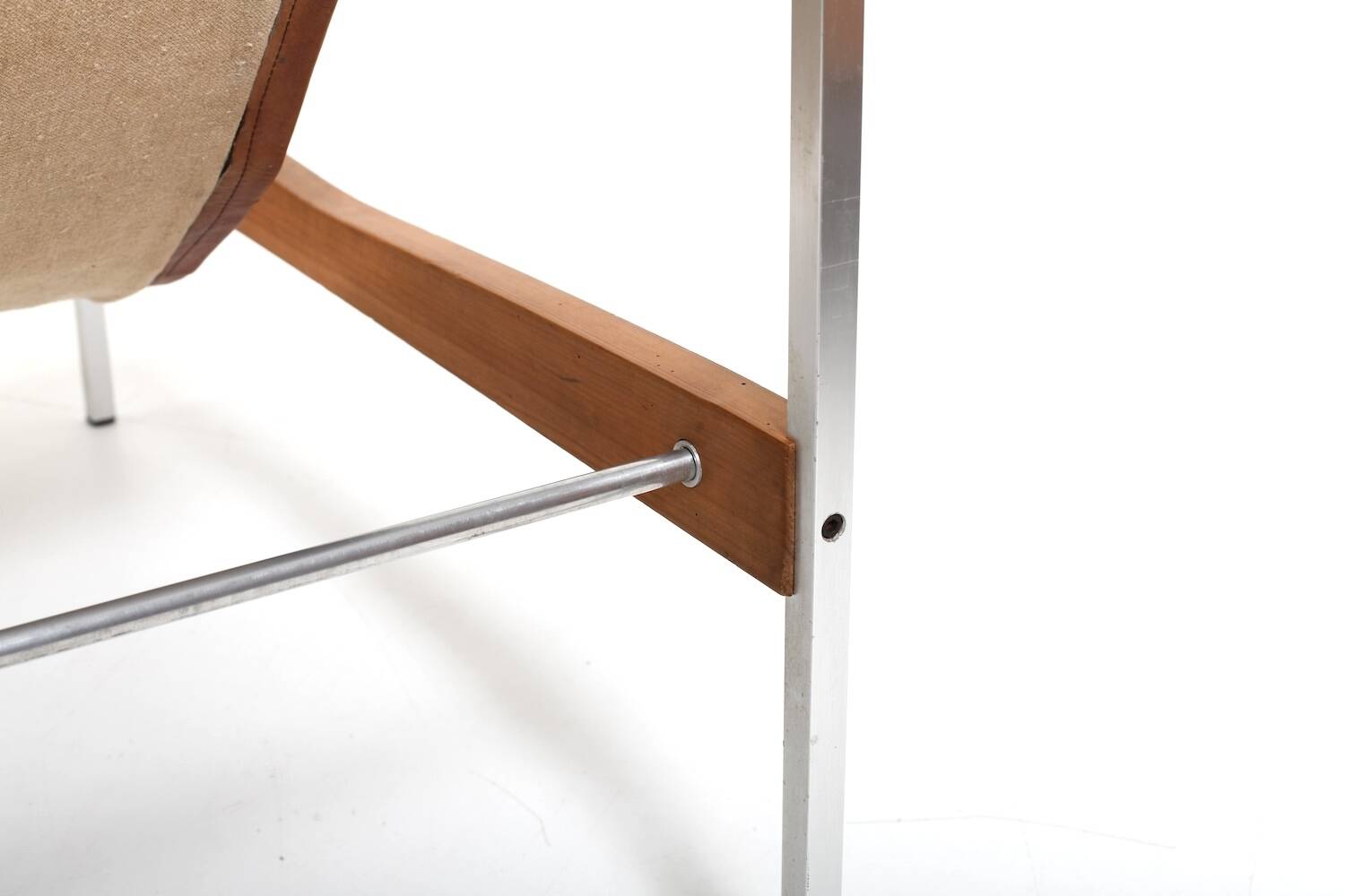 Grand Leather Lounge Chair 'Bequem' by Stig Poulsson c.1970