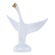 Porcelain goose figurine, Hungarian design, 1960s,manufactured by Holloháza
