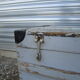 Wooden storage travel trunk