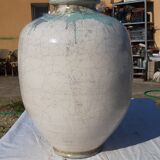 Glazed sandstone jar by François Peyrat