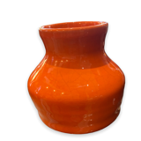 Vase en céramique orange Max Ildas