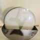 Round wall lamp metal opalescent art deco glass