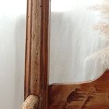 Straw country armchair