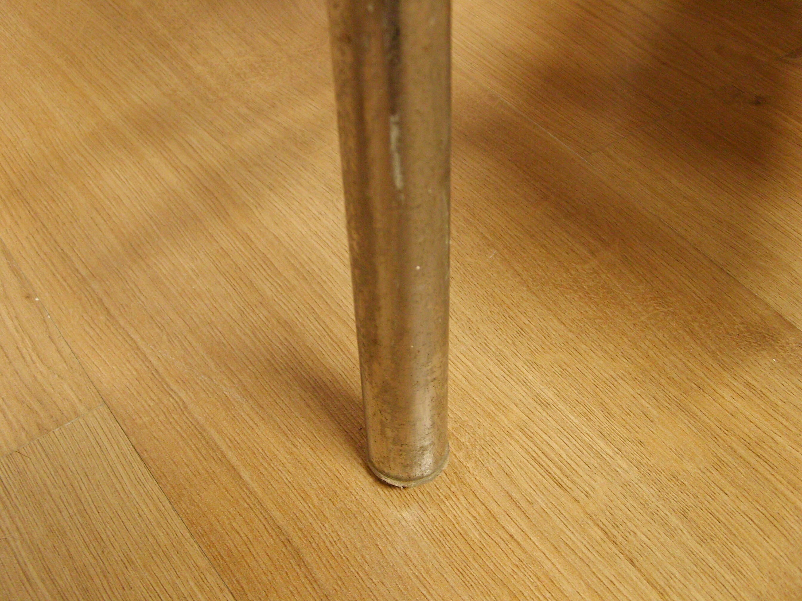 Stepladder stool in sky blue formica Vintage