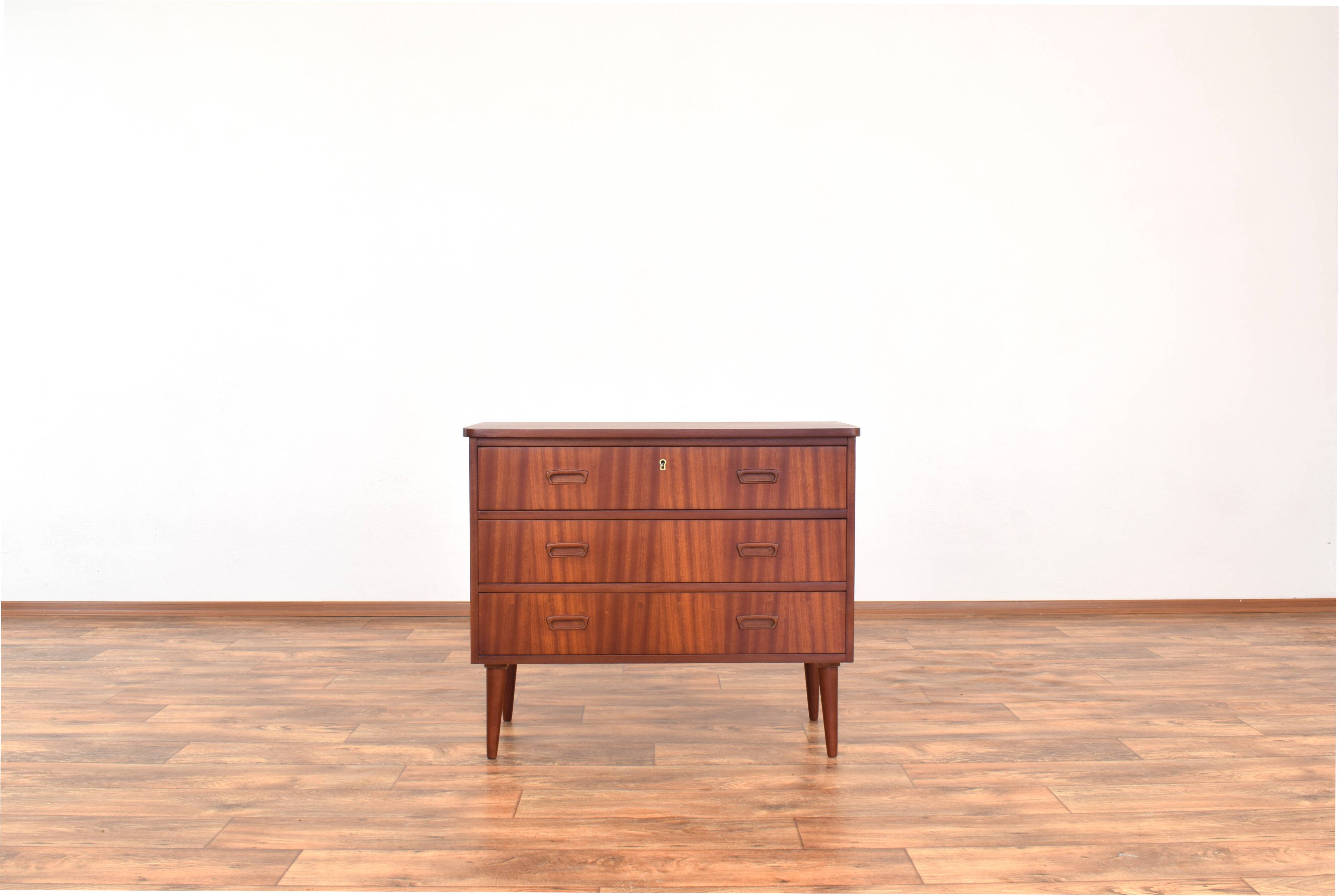 Mid-Century Danish Teak Chest of Drawers, 1960s.
