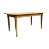 Table de ferme ancienne bois clair