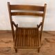 4 folding teak chairs