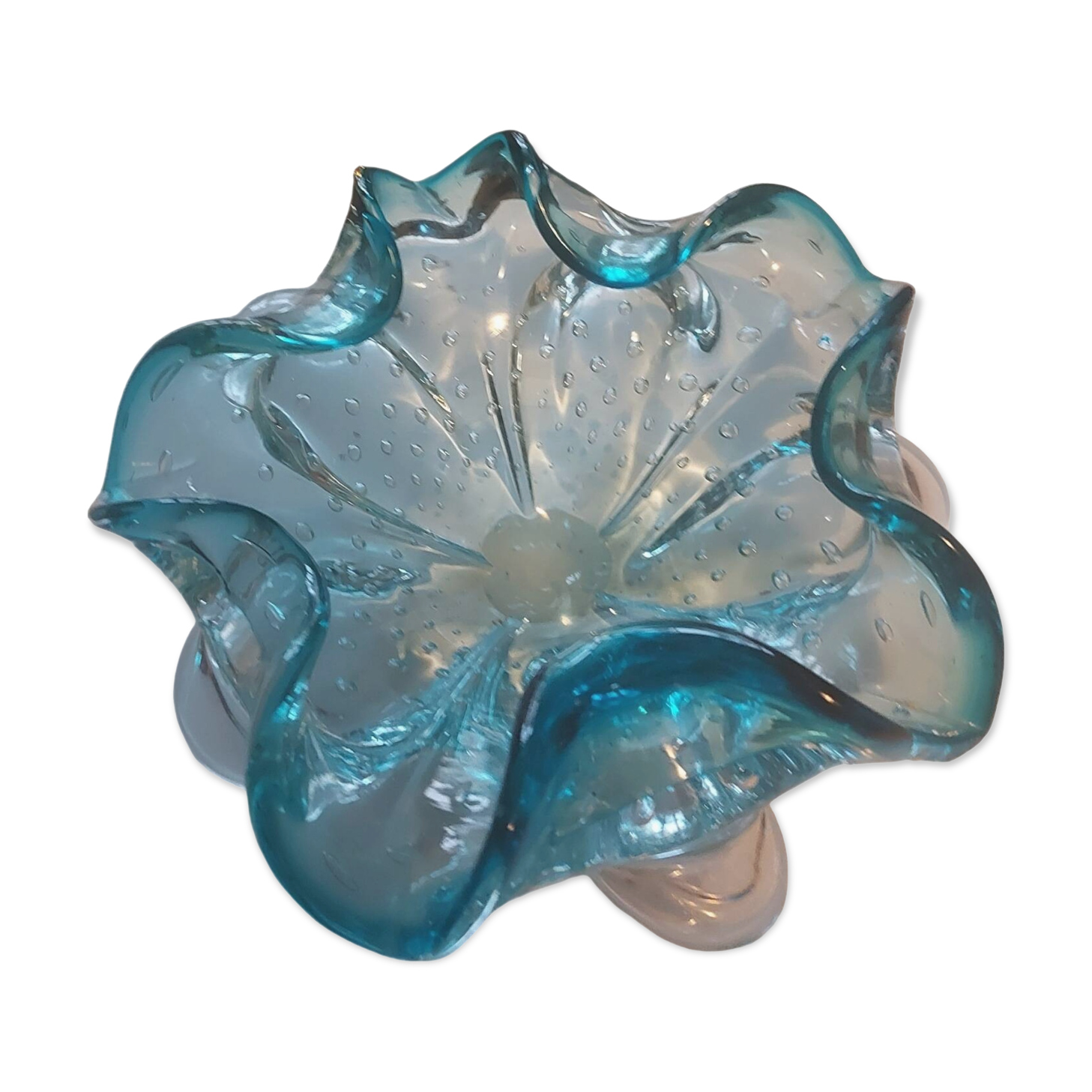 Blown glass catchall from Murano