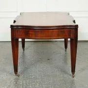 Heirloom Vintage Brown Leather Coffee Table by Weiman