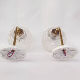 Swan neck and glass wall lights