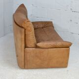 Sofa by Michel Ducaroy, leather, 1978. Model Dianthus. Edited by Ligne Roset.