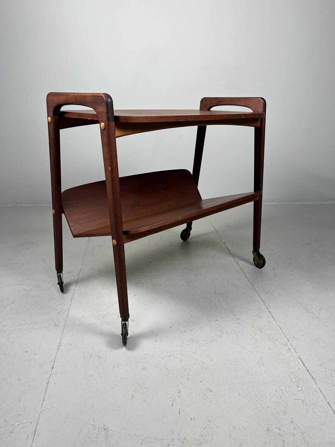 Vintage wooden trolley