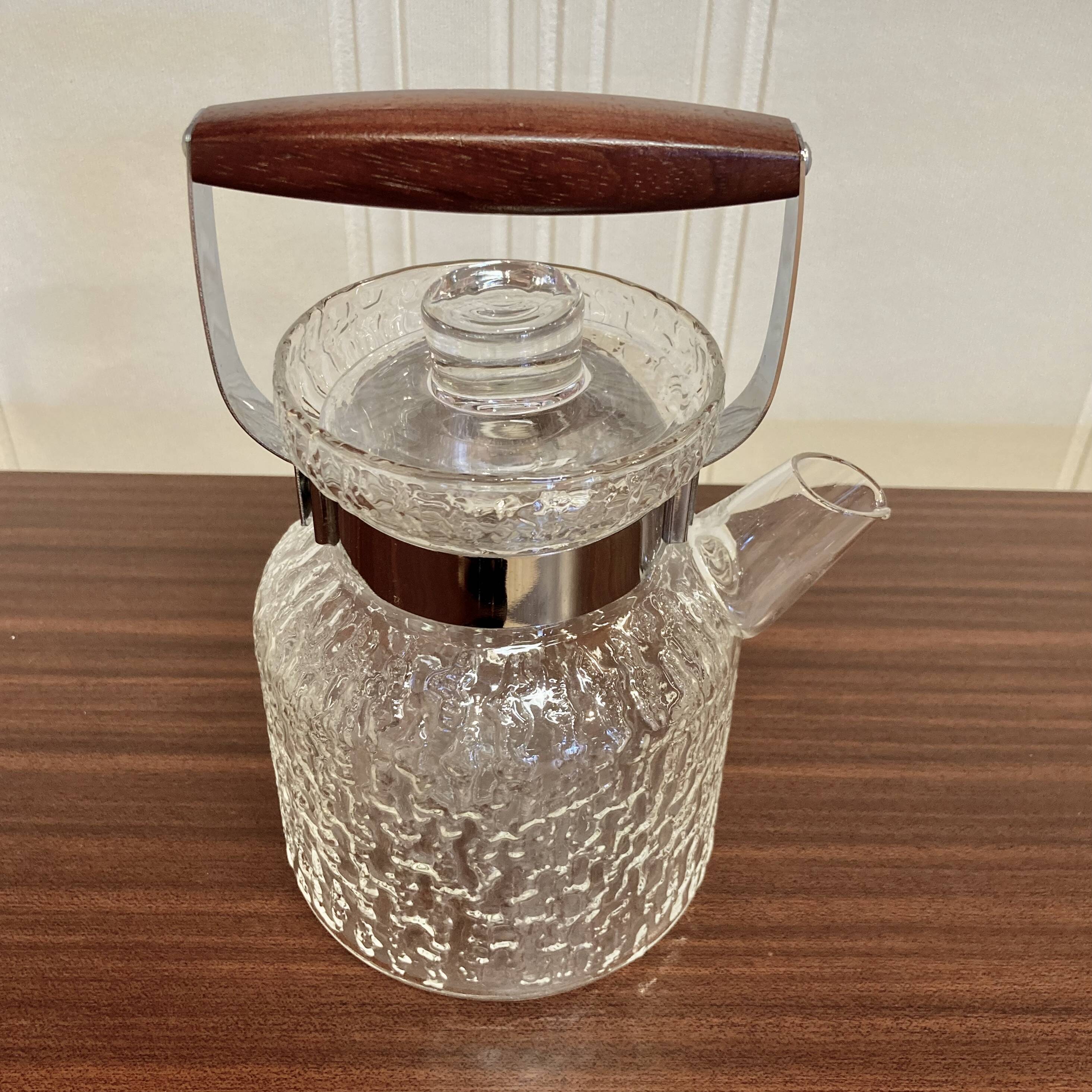 Théière scandinave en verre, 1950