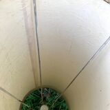 Tripod lampfloor, with vintage conical lampshade, 60s